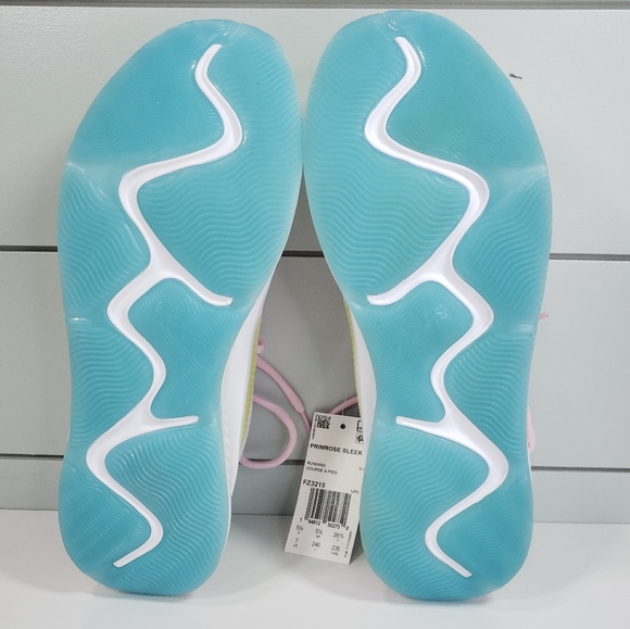 Adidas Primrose Sleek White Hazy Sky FZ3215 Running shoes Sneakers Women's Sz 7 - Picture 8 of 11